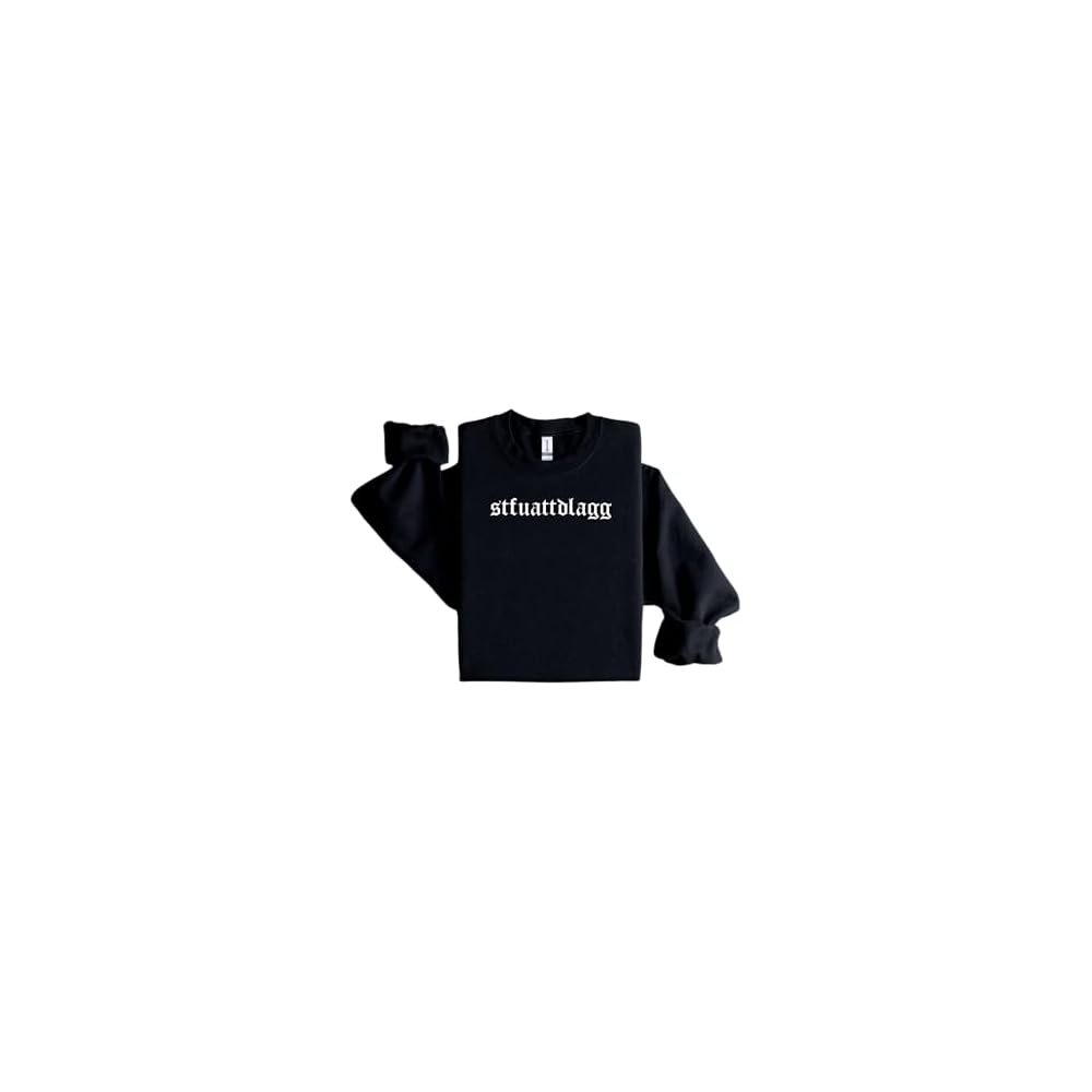STFUATTDLAGG Embroidered Crewneck, Spicy, Dark Romance, BookLover, Booktok, Gift for her, Book Trope, Gag Gift, Book Club