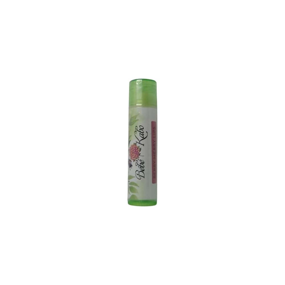 Bebe Kabo Lip Balm, Moisturizing Lip Care, 100% Natural, 100% Edible, Mint Chocolate Chip, Strawberry Kiwi, Pina Colada, Caramel Apple (Bebe Choco)