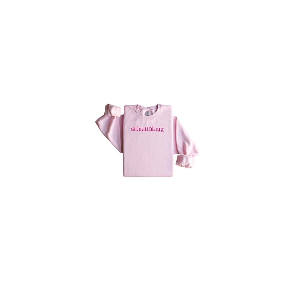STFUATTDLAGG Embroidered Crewneck, Spicy, Dark Romance, BookLover, Booktok, Gift for her, Book Trope, Gag Gift, Book Club
