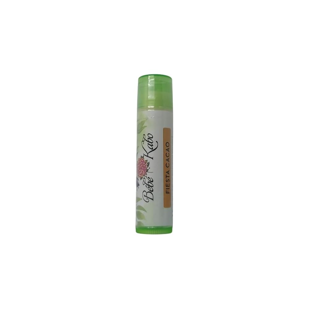 Bebe Kabo Lip Balm, Moisturizing Lip Care, 100% Natural, 100% Edible, Mint Chocolate Chip, Strawberry Kiwi, Pina Colada, Caramel Apple (Bebe Choco)