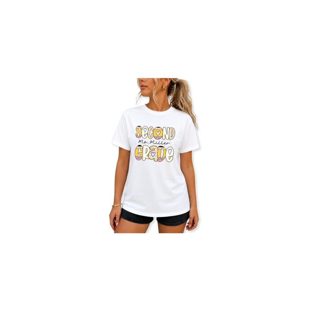 Custom Teacher T-Shirt Team Grade Level Back to School