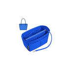 Divitize Premium Purse Organizer compatible with Anjou Mini/PM/GM Bag Insert — with Silver Zip Perfect Fit, Durable Quality Felt, Full Coverage No Bulking, +24 Shades (Azure Blue, For Anjou Mini)