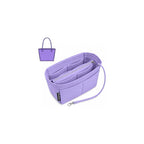 Divitize Premium Purse Organizer compatible with Anjou Mini/PM/GM Bag Insert — with Silver Zip Perfect Fit, Durable Quality Felt, Full Coverage No Bulking, +24 Shades (Azure Blue, For Anjou Mini)