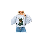 Green Bay Mascot Sweatshirt | Cool Vintage Look Deer Graphic | Unisex Crewneck Pullover | Game Day Style