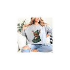 Green Bay Mascot Sweatshirt | Cool Vintage Look Deer Graphic | Unisex Crewneck Pullover | Game Day Style